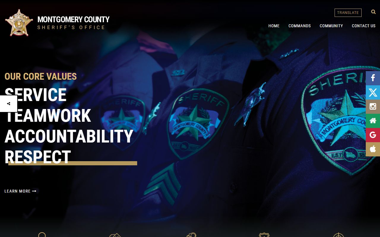 Montgomery County Sheriff's Office sex offender registry for Conroe area