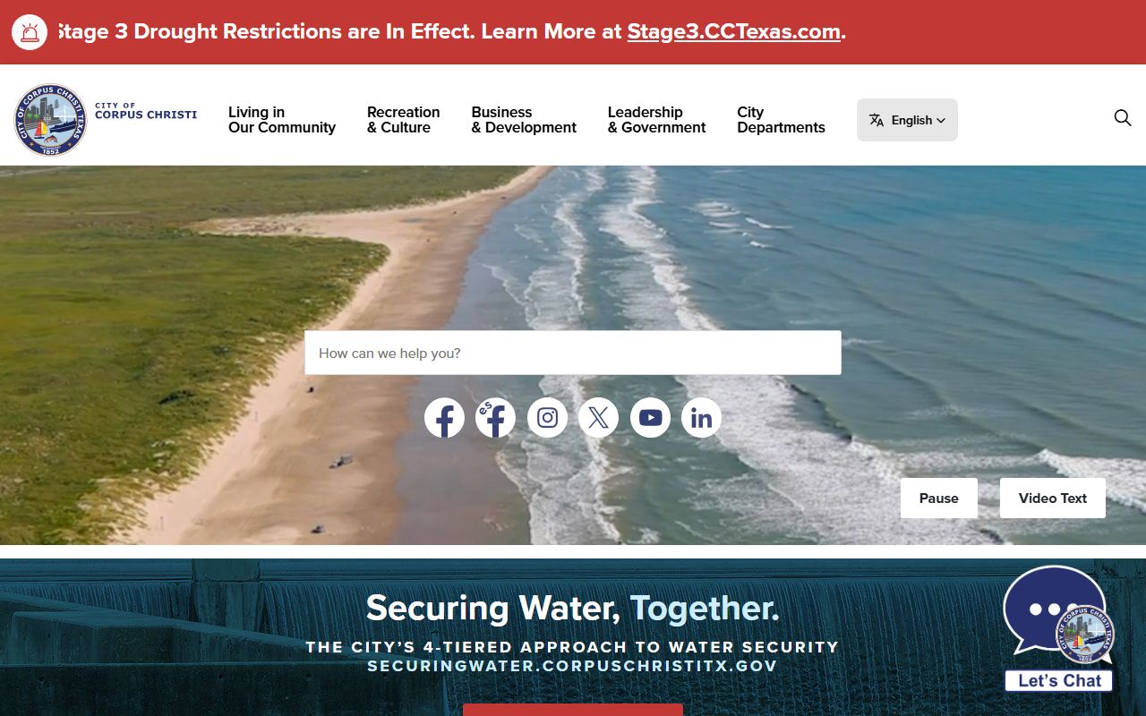 Corpus Christi Police Department main website