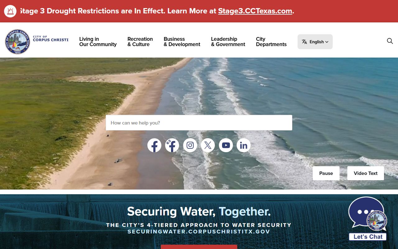 Corpus Christi Police Department sex offender registration page