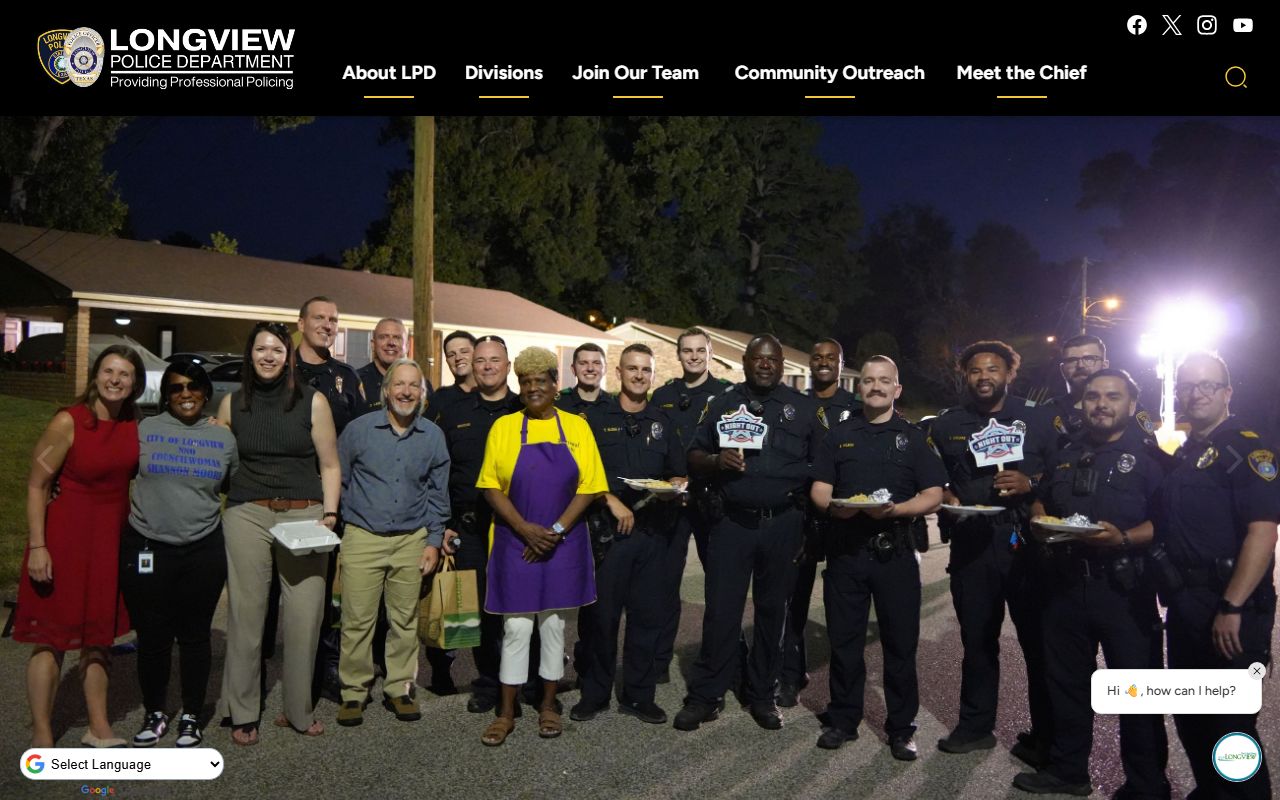 Longview Police Department sex offender registry