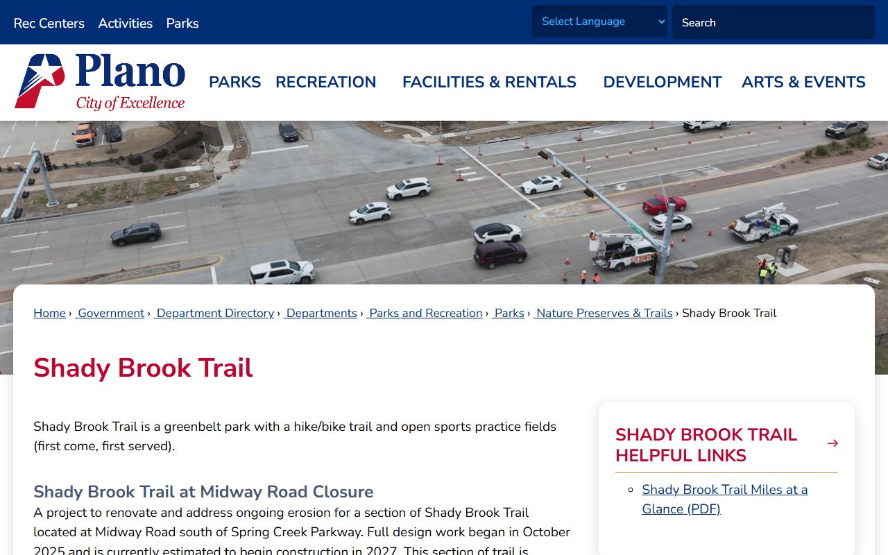 Plano Police Department sex offender information page