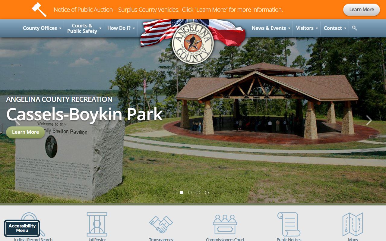 Angelina County website sex offender registry information