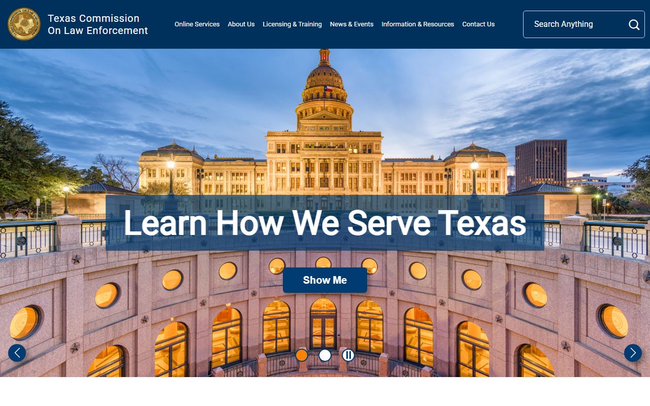 Texas Commission on Law Enforcement TCOLE officer training sex offender registration